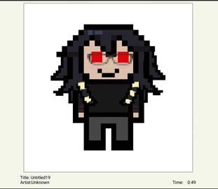 Kurayami Ichinomiya Danganronpa Pixel Sprite