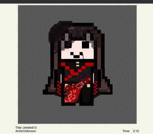 Ryouga Guangli Danganronpa Pixel Sprite